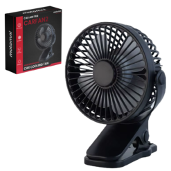 MOTOMNI CARFAN 2 Wentylator samochodowy akumulatorowy czarny