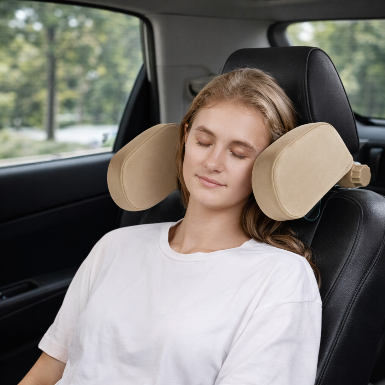 MOTOMNI HEADREST 2 Zagłówek samochodowy beżowy - obrazek 9