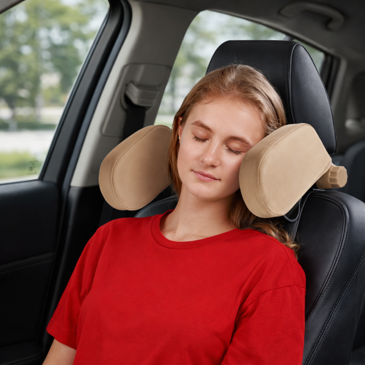MOTOMNI HEADREST 2 Zagłówek samochodowy beżowy - obrazek 13