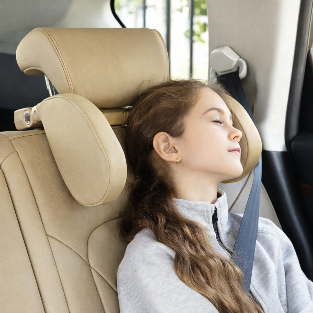 MOTOMNI HEADREST 2 Zagłówek samochodowy beżowy - obrazek 10