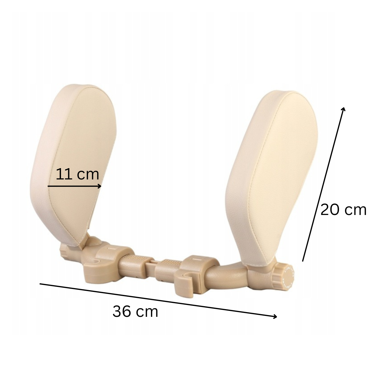 MOTOMNI HEADREST 2 Zagłówek samochodowy beżowy - obrazek 6