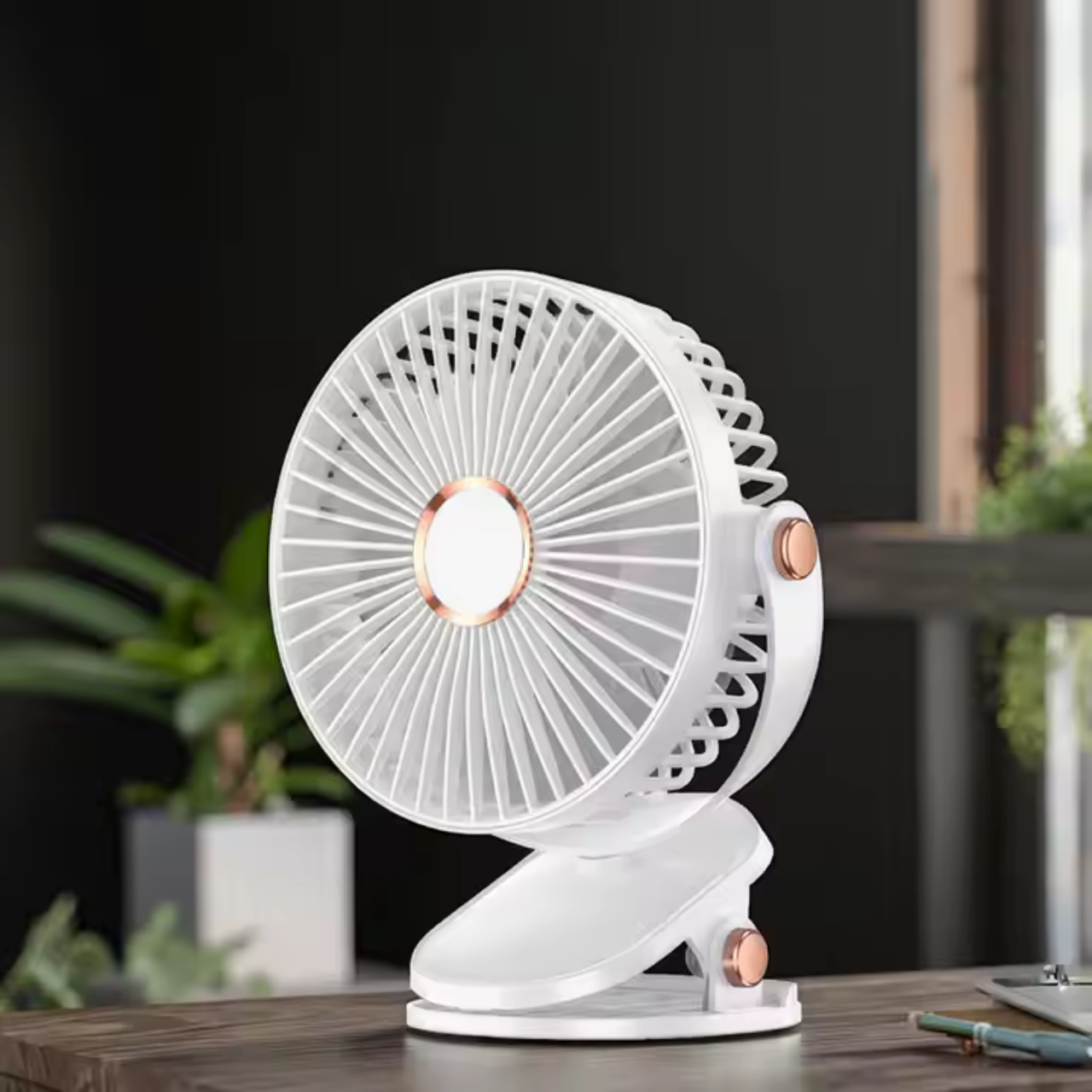 MOTOMNI CARFAN 2 Wentylator samochodowy akumulatorowy biały - obrazek 4