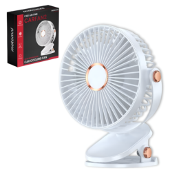 MOTOMNI CARFAN 2 Wentylator samochodowy akumulatorowy biały