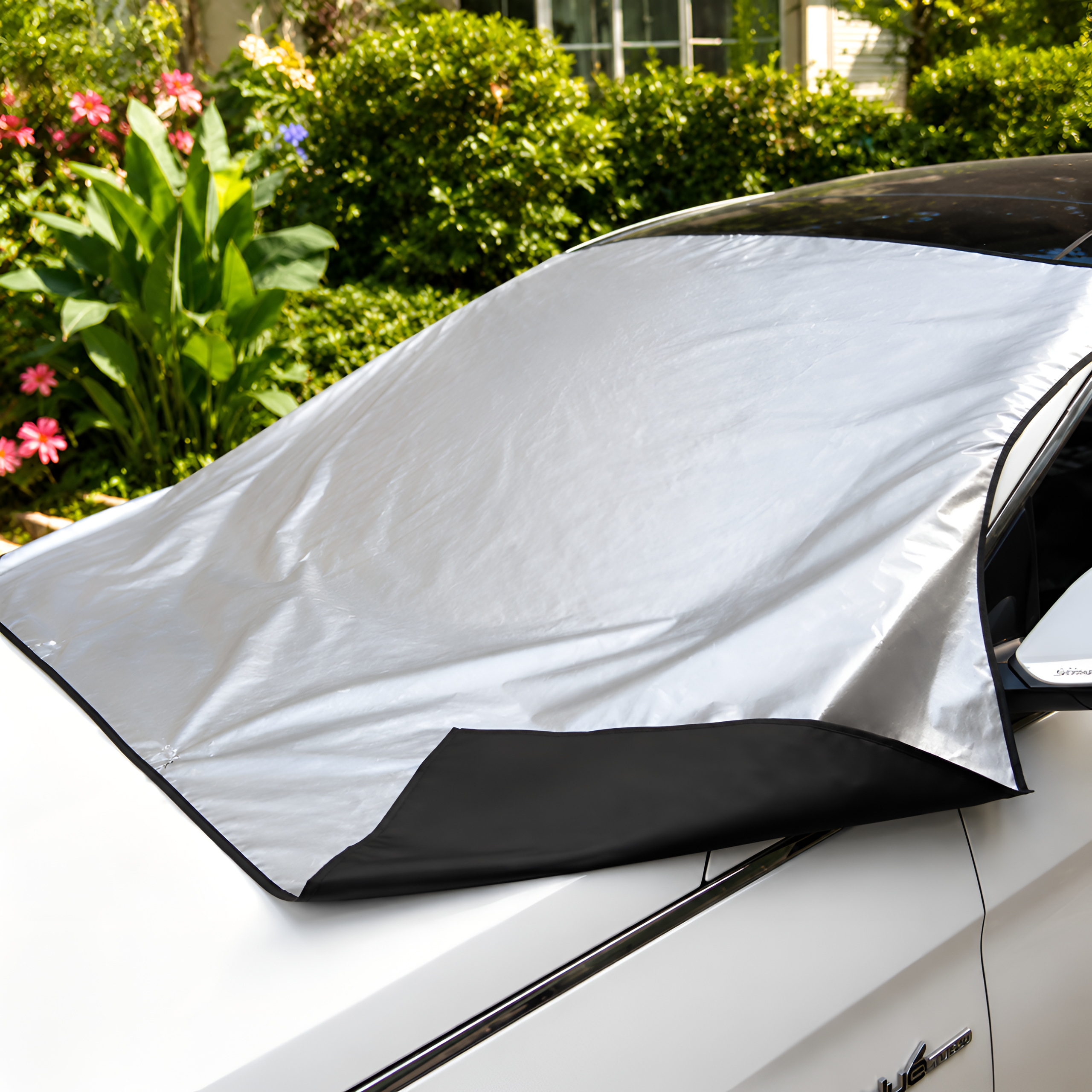 MOTOMNI CARSHIELD Mata przeciwsłoneczna magnetyczna na przednią szybę - obrazek 3