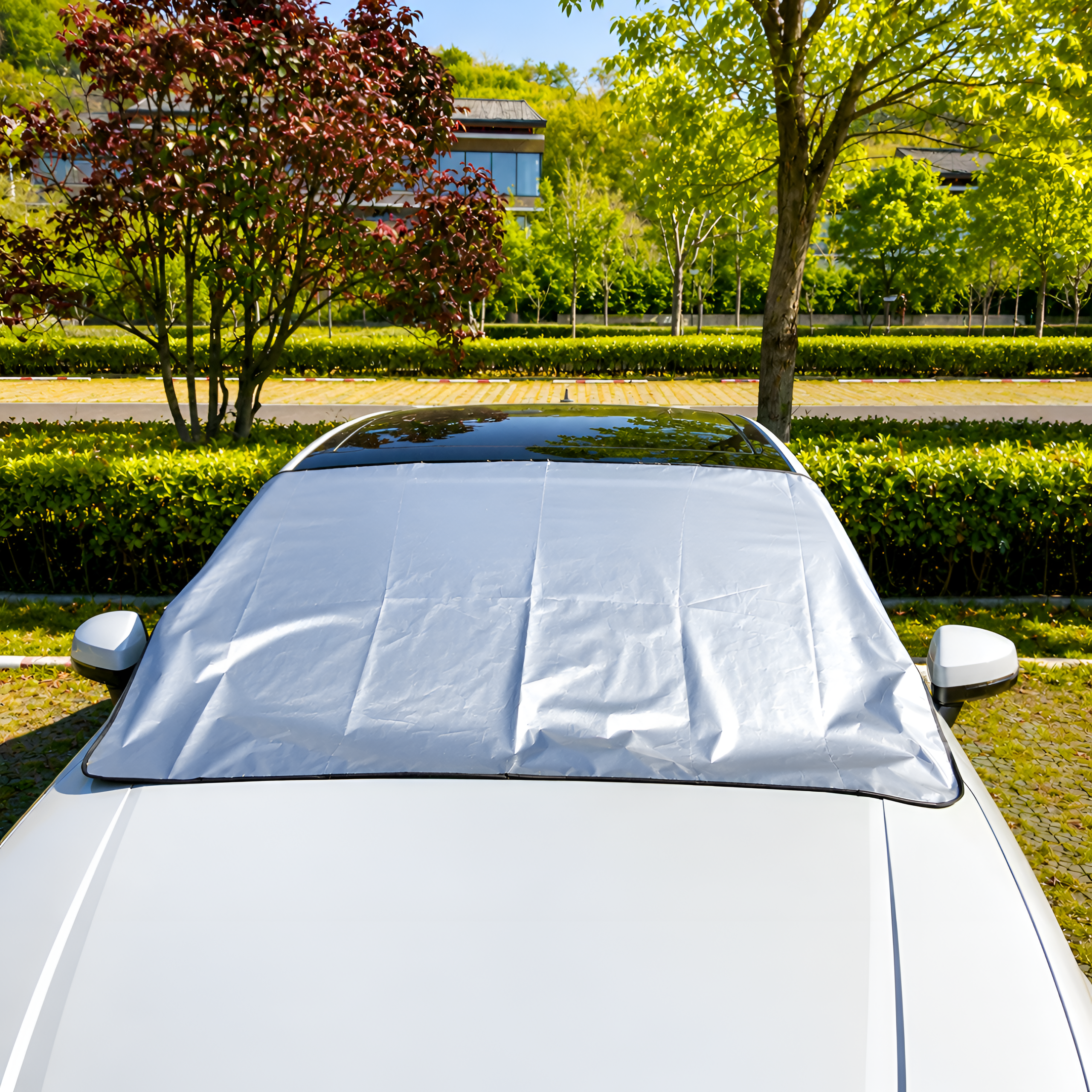 MOTOMNI CARSHIELD Mata przeciwsłoneczna magnetyczna na przednią szybę - obrazek 4