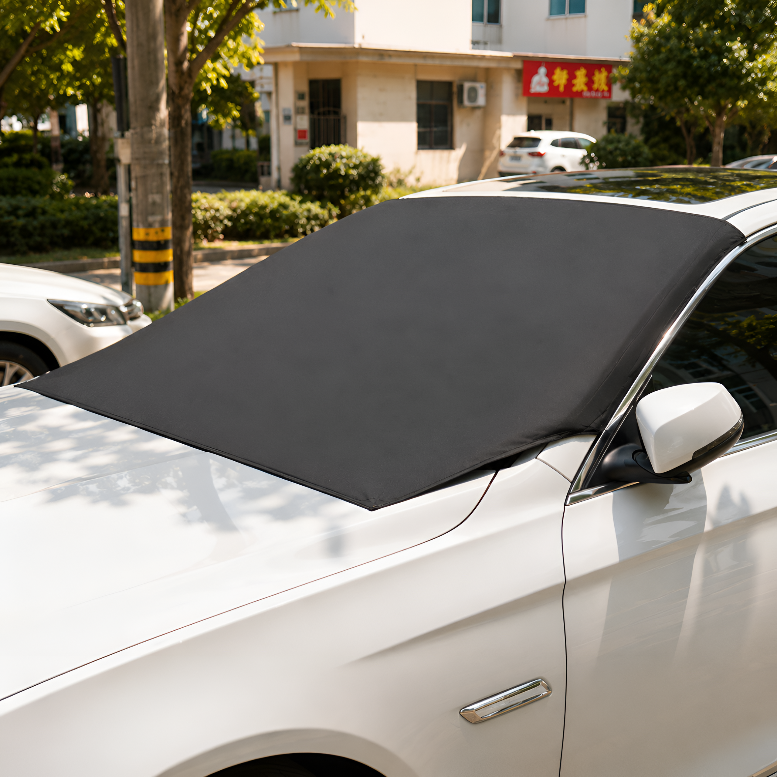 MOTOMNI CARSHIELD Mata przeciwsłoneczna magnetyczna na przednią szybę - obrazek 6