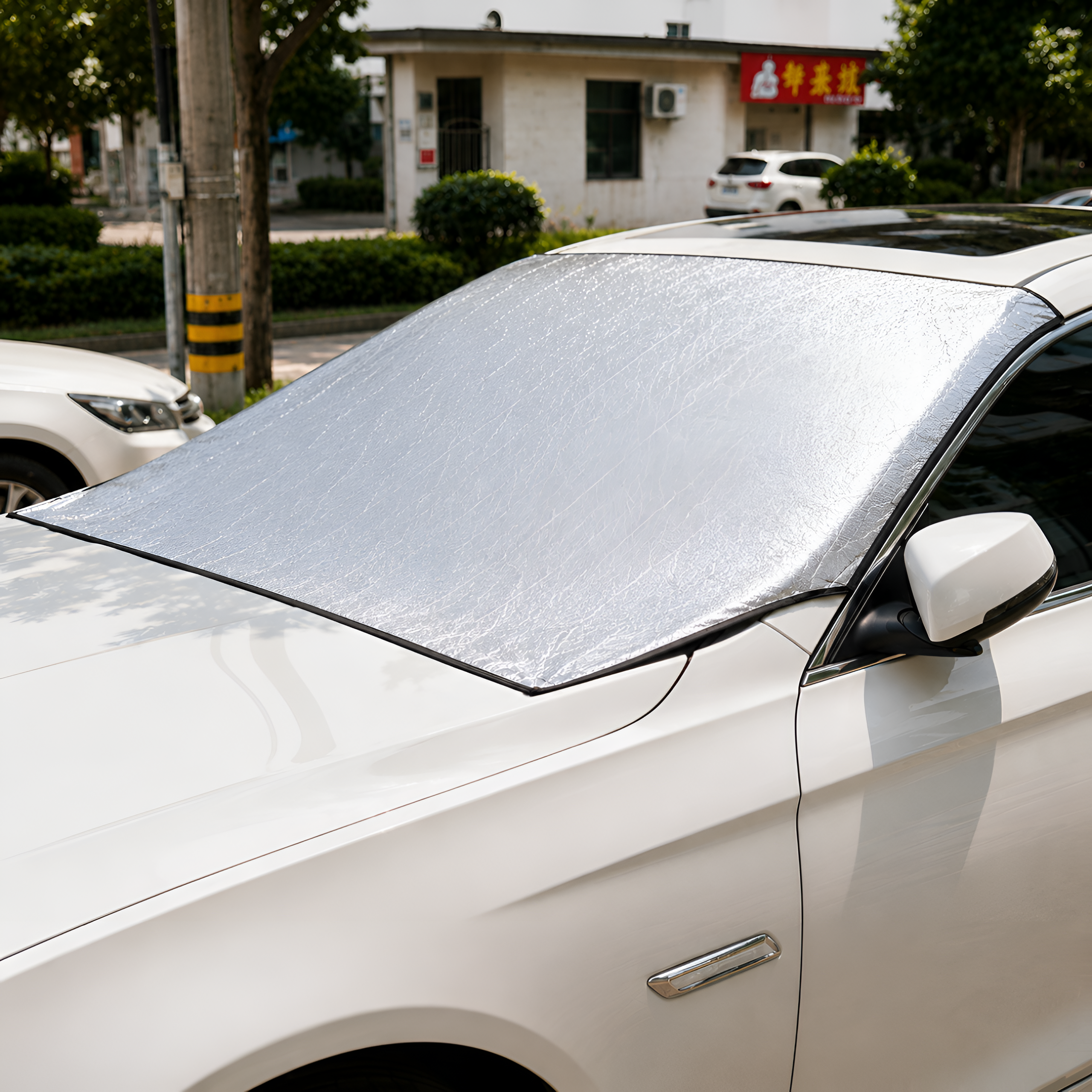 MOTOMNI CARSHIELD Mata przeciwsłoneczna magnetyczna na przednią szybę - obrazek 11